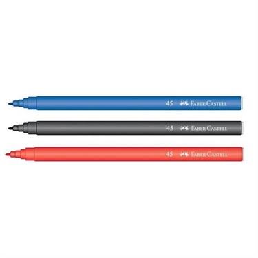 KIRTASİYE KALEM KEÇELİ FABER-CASTELL 45 (10 ADET)
