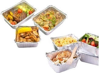 ALÜMİNYUM KAP 1000 GR (100 ADET X 16 PAKET) 930cc 20,2x13,9x3,8cm ALUPLUS