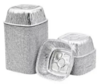 ALÜMİNYUM KAP SÜTLAÇ (100 ADET X 40 PAKET) 325cc 10x10x4cm ALUPLUS
