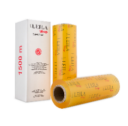 STREÇ LEILA KUTULU 30 CM X 300 METRE 8 MİC (20 ADET) 890gr streç + 120gr masura