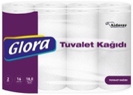 EV TİPİ TUVALET KAĞIDI 48'Lİ GLORA (16 RULO X 3 PAKET)