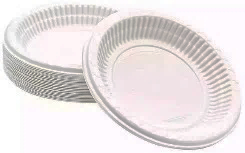 PLASTİK TABAK 17 CM (100 ADET X 20 PAKET) 3gr beyaz yuvarlak