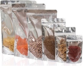 POŞET DOYPACK KRAFT 100 GR 11 x 18,5 + 3,5 CM (2000 ADET) yarım pencere