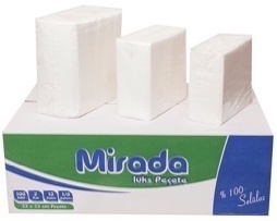 GARSON PEÇETE 30 CM ÇİFT KAT MİRADA (50 ADET X 24 PAKET)