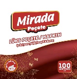 KARE PEÇETE 23 CM 32'Lİ MİRADA (100 ADET X 32 PAKET)