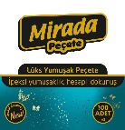KARE PEÇETE 30 CM ÇİFT KAT MİRADA (100 ADET X 12 PAKET)